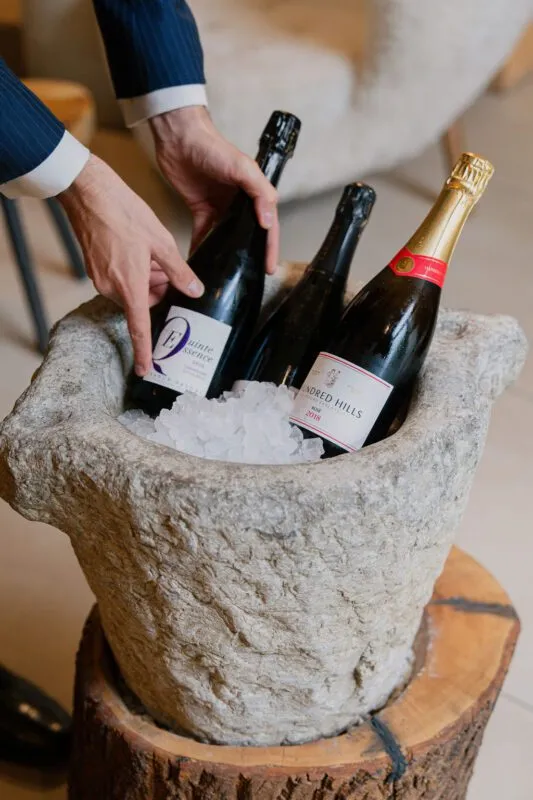 wine cooler sparkling wine ice bucket champagne